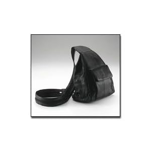 Embassy Solid Genuine Lambskin Leather Hobo Sling Backpack Purse by 