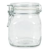 Bormioli Rocco Fido Glass Canning Jar Italian - 1.5 (1 1/2) Liter