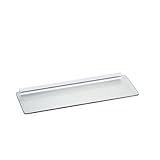 8' x 24' White Glass Shelf & Anchor Kit