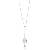 Keepsake Lockets Silver Tone Multi-chain Pendant Necklace