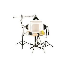Smith Victor KLB-3, Three Light 1500 Total watt Photoflood Light Box Kit with 28 Shooting Tent.