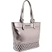 Women's Calvin Klein Purse Handbag Leather Tote Pewter