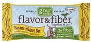 Flavor &amp; Fiber Banana Walnut Bars 1.60 Ounces (Box of 16)