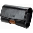Premium Executive Black Side Horizontal Omega Leather Case Pouch (With Brown Trim and Spring Belt Clip) for MOTOROLA V365, V710, E815, W315, V323, V325, V323i, V325i, C290, V551, V557, V555, Nextel ic502 Buzz, i880, i885, i670 / SAMSUNG A870 / UTSTARCOM AUDIOVOX 8945 - RETAIL PACKAGING Premium Executive Black Side Horizontal Omega Leather Case Pouch (With Brown Trim and Spring Belt Clip) for MOTOROLA V365, V710, E815, W315, V323, V325, V323i, V325i, C290, V551, V557, V555, Nextel ic502 Buzz, i880, i885, i670 / SAMSUNG A870 / UTSTARCOM AUDIOVOX 8945 - RETAIL PACKAGING