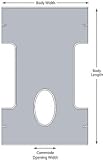 2-Point Slings: Heavy Duty Canvas Fabric, With Commode Opening, 400 lb. Weight Capacity