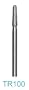 TR100 - 600 Grit Diamond Bur - 3/32" Shank (Made In USA)