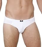 JM SKINZ Low Rise Brief for Men - Black