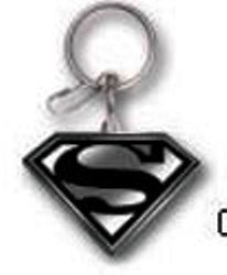 Superman Silver Key Chain.
