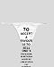 White Thong with To accept a favour is to sell one s freedom. beneficium accipere libertatem est vendere.