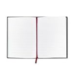 Notebook, Ruled, 96 Sheet, 8-1/4'x5-7/8, Black/Red JDKE66857