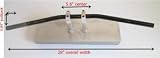 black Motorcycle drag bar handlebar 7/8