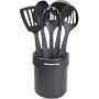 KitchenAid KAT560OB Cook's Series Ceramic Crock With Tools Set, Black