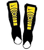 Nike T90 Protegga Shield II Shinguard - Yellow/Black, Large