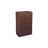 HON 10700 Series Four-Drawer Lateral File, 36w x20d x 59-1/8h, Mahogany