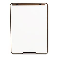 Quartet 21E 7 Quartet Oval Dry Erase Board  29 x 40  Metallic Bronze Finish Steel  Framed