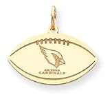 14K Arizona Cardinals Large Football W/Logo & Name - NF7