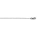 14k White Gold 1.4mm Fancy Link Chain Necklace - 16 Inch