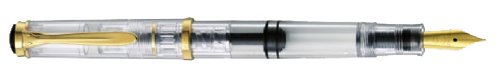 Pelikan Classic 205 Demonstrator SE Fountain Pen - Demonstrator Clear, Extra-Fine Nib 917203 On Sale