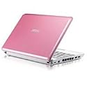 MSI Wind U100-427 10-Inch Pink Netbook - 2.5 Hour Battery Life