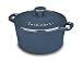 Cuisinart Chef's Classic Enameled Cast Iron 3-Quart Round Covered Casserole, Provencal Blue