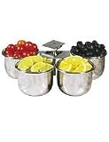 American Metal Craft SRVZ-0040 Garnish & Condiment Holders