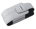 BlackBerry 8100 Lambskin Leather Swivel Holster - Pearl White