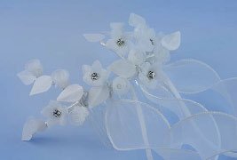 MGT-Shop Haargesteck 10552, weiss Preisvergleich