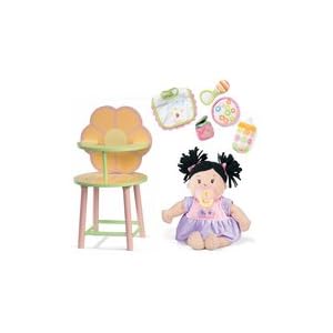 Baby Stella Burnette Doll, Highchair & Mealtime Gift Set