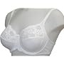 Viania Unpadded Underwired Microfibre & Lace Bra White 507/393