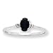 10k White Gold Polished Geniune Diamond & title=