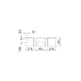 LIXIL メンテナンス部品 住器用部品 バスルーム 浴槽エプロン1216(L) ダークグレイ[RFDD013]