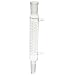 Chemglass CG-1216-01 Glass Reflux Coil Condenser, 200mm Jacket Length, 315mm Height, 24/40 Joint