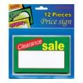 Bulk Savings 345343 5.5 X 3.5 Clearance Sale Price Sign - 12 Per Pack- - Case of 24