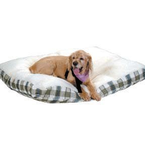 Fleece Top Rectangular Dog Bed