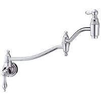 Danze D205540 Fairmont Wall Mount Single-Handle Pot Filler, Chrome