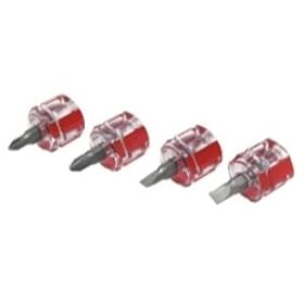 Wilmar W80004 4 Piece Mini Stubby Screwdriver Set