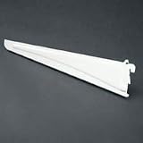 ClosetMaid 12-Inch ShelfTrack Locking Shelf Bracket, White #2853