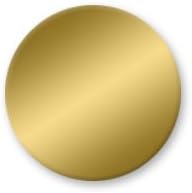 1-1/2" Blank Brass Circle Tags - No Hole - Pack of 25