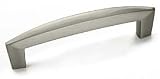 Amerock BP27016-G10 Creased Bow Pull 96 mm Center, Satin Nickel