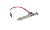 Sabrent SATA-ES1P Internal SATA to eSATA II 3GB External Host Bracket Cable (6.3 inches)