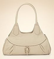 Leather Double Handle Belted Tote Bag