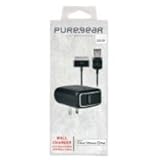 iPhone 4,4S - iPad 2,3 Wall Charger with Detachable USB Data Cable - Retail Packaged