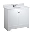 Plumber Friendly PF3618WHT 36" Vanity White