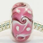 925 Glass Charm Bead will fit Pandora/Troll/Chamilia Style Charm Bracelet