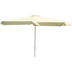 Hergestellt f�r DEMA Alu-Marktschirm mit Kurbel beige