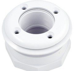 Hayward Inlet/Outlet Fitting w/Locknut Spacer SP1408