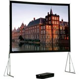 Da-Lite Heavy Duty Fast-Fold Deluxe Screen System HDTV Format – Projection screen with legs – 184 in – 16:9 – Dual Vision