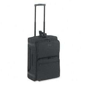 Rolling Dual-Side Notebook Computer Zippered Suit Carrier 15 x 11 x 22, Black KTKLGCC222