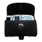Horizontal Leather Case with Belt Clip / Loop for the Kyocera Phantom