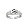 Sterling Silver Aum or OM Yoga Symbol Toe Ring or Pinky Ring